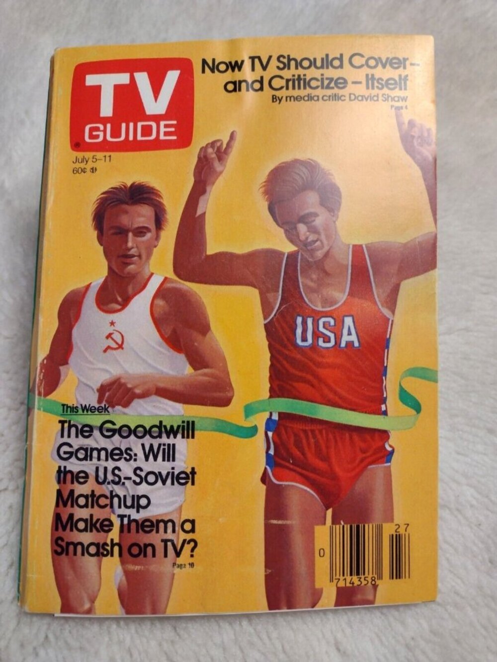 TV Guide July 1986 Goodwill Games Soviet Union USA Linda Dano Facts of Life